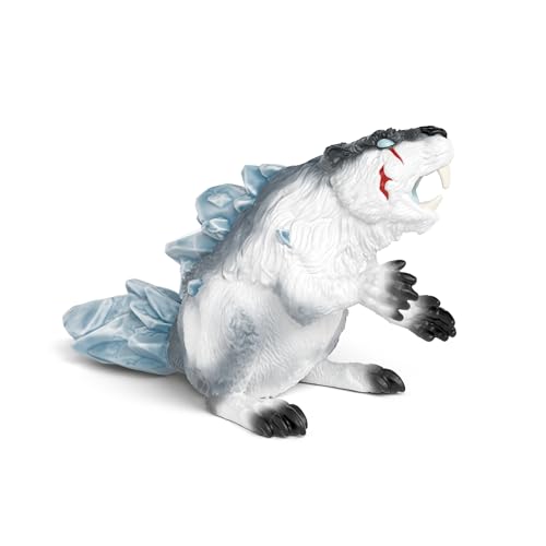 Schleich ELDRADOR Creatures | Castor de Hielo 70836 | Figura de Monstruo Detallada | Juguete coleccionar y Jugar | Regalo para niños a Partir de 6 años | 10 x 5 x 6 cm