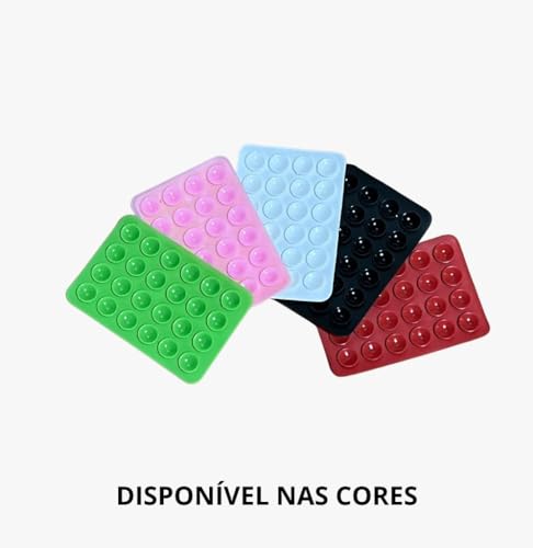 Suporte Adesivo para Celular com Ventosas For Creators (ROSA)