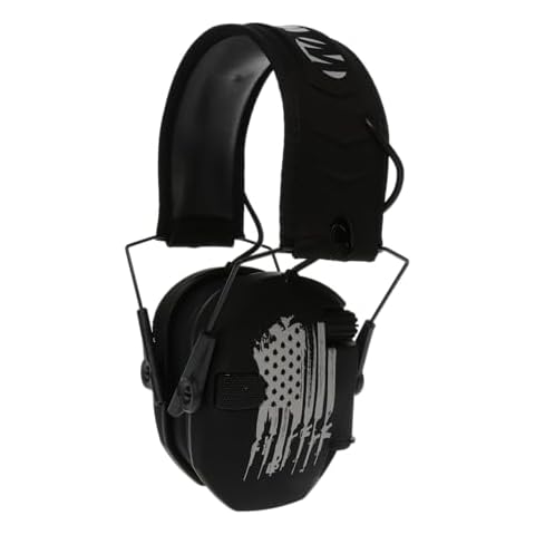 Walker's Razor Electronic Earmuffs - Flag Cover