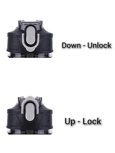 Image of 900ML Water Bottle With Time Guide And Easy Carry Strap - Leakproof And Portable For Everyday Use