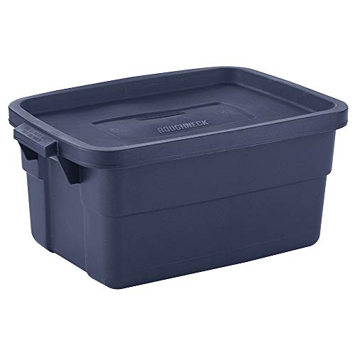 Rubbermaid Roughneck️ Storage Totes 3 Gal Pack of 6 Rugged, Reusable, Set of