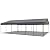EROMMY 20x30 FT Metal Carport, Heavy Duty Car Shelter with Galvanized Steel Roof and Frame, Sturdy Car Shed in All Weathers, Easy Assembly Metal Car Canopy for 2 Cars, SUV, Tractors and Boat, Gray