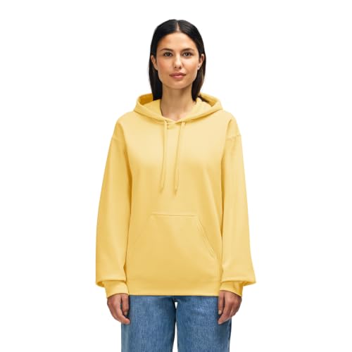 Image of Gildan Mens Softstyle Hooded Sweatshirt, Yellow Haze, XXL