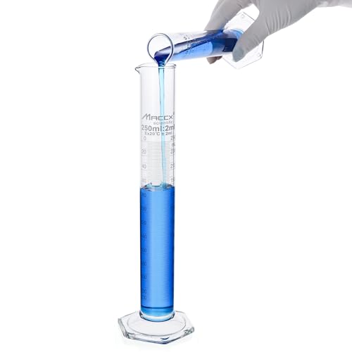 Cylindre gradué 250ml MCG250-002 contre les erreurs de mesure de classe B