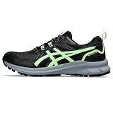 ASICS Trail Scout 3 Herren-Laufschuh, Schwarz/Grün (Illuminate Green), 15