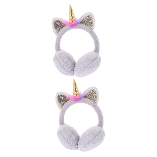 Cubierta del oído de navidad para disfraces orejeras de unicornio suaves