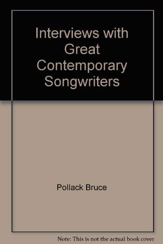 Interviews with Great Contemporary Songwriters Guitar