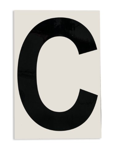 Chiffres et lettres ToughStripe Brady 121703 noir 10x20 cm