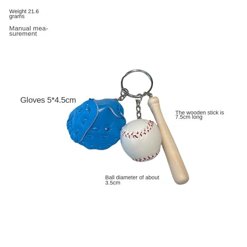 Image of COSTOYFUN Mini Cute Soccer Keychain Bowling Tennis Baseball Keychain for Men Women Boys Girls Gift