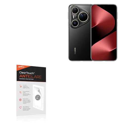BoxWave Screen Protector Compatible with Huawei Pura 80 Ultra - ClearTouch Anti-Glare (2-Pack), Anti-Fingerprint Matte Film Skin