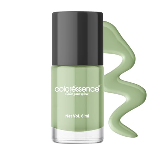 Image of Coloressence Cute Coats Long Lasting Nail Paint | Chip Resistant | Quick Dry | One Swipe Application | Toxin Free|Fresh N Wild -6ml, Glossy Finish