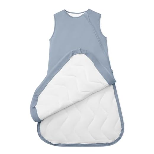 PurComfy Quilted Supersoft Sleep Sack, 2.5 TOG Premium Bamboo Viscose Warm Baby Sleeping Bag, 2-Way Zipper 6-15 Months (Whale)