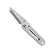 CRKT K.I.S.S. EDC Folding Pocket Knife: Compact Everyday Carry, Dual Grind Tanto, Frame Lock, Skeletonized Handle,  Pocket Money Clip 5500