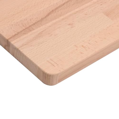 Tablero de madera maciza 100x50 cm rectangular para mesa de comedor y cocina de alta calidad 8