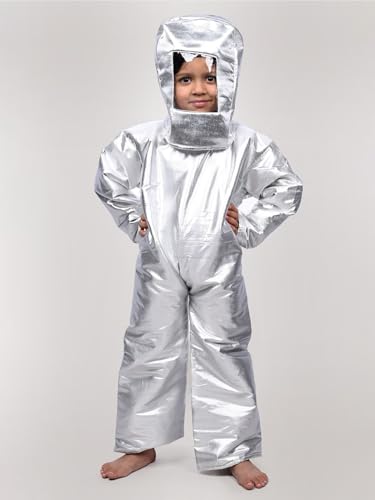 Image of BookMyCostume Space Astronaut Adventure Costume for Boys and Girls | Kids Fancy Dress Costume 3-4 years