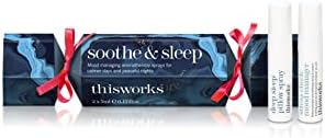 This Works Soothe & Sleep Travel Gift Set Mini's: Deep Sleep Pillow Spray and Stress Check Mood Manager, for Sleep Wellness and Calming, Infused with Essential Oils