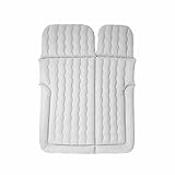 AOAPUMM Auto Matratze Luftbett 175 * 130cm Aufblasbare Matratze SUV Auto Camping Reisematratze Schlafsack mit 2 Kissen und Luftpumpe Geeignet für den Rücksitz eines Autos (Grau)
