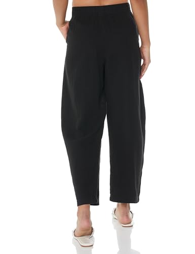 Image of Gap Women Solid Relaxed Fit Full Length Trousers
