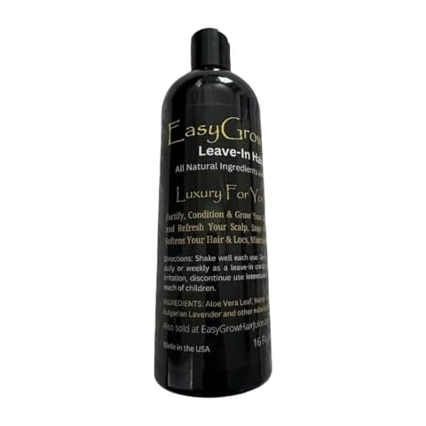 Rejuvenate Hair and Locs | Promote Hair Growth | Remove Buildup | Easy Grow Hair Juice | Great for all hair types | Healthy Hair | Aloe Based | 4 Ounce Cover