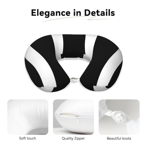 Almohada de espuma viscoelástica viaje tamaño único negro miniatura 4
