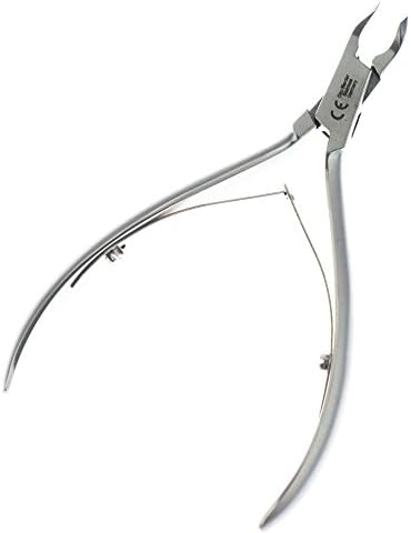 Nagelhautzange Mit Feder – Aus Rostfreiem Edelstahl, 11,5 Cm, 0,5 Cm Schnittlänge, Matt