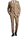 Linen Suit for Men Khaki Wedding Suits Mens Tux 3 Piece Formal Casual Tuxedo Blazer Jacket Vest Pants Set Sport Coats 3XL