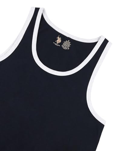 Image of U.S. Polo ASSN. Men's PV002 Cotton Stretch Anti Bacterial Premium Vest
