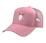 Disney Zootopia Gazelle Cute Kawaii Big Face Costume Trucker Hat with Adjustable Mesh Back, Pink