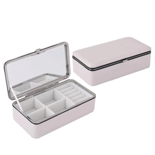 Boîte à bijoux avec serrure à main HMJGDHX, écrin élégant de grande capacité