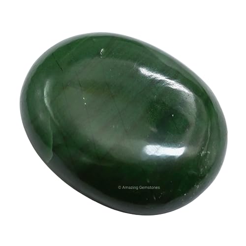Image of Amazing Gemstone Dark Green Aventurine Crystals and Healing Stones - Large Palm Stone Crystals Piedra - Crystal for Good Luck, Positive Energy, Meditation - Unique Stocking Stuffers, Gifts for Women