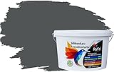 RyFo Colors Silikonharz Fassadenfarbe Lotuseffekt Trend Verkehrsgrau 10l - bunte Fassadenfarbe, weitere Grau Farbtöne und Größen erhältlich, Deckkraft Klasse 1