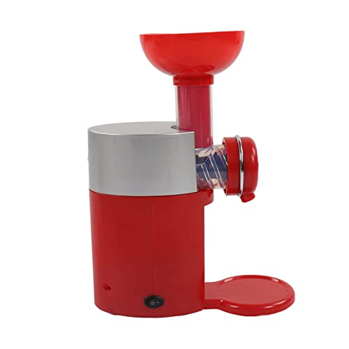 Máquina de Sorvete Vermelha Fácil Limpeza Durável Melhor Sabor Máquina de Fazer Sobremesas de Frutas