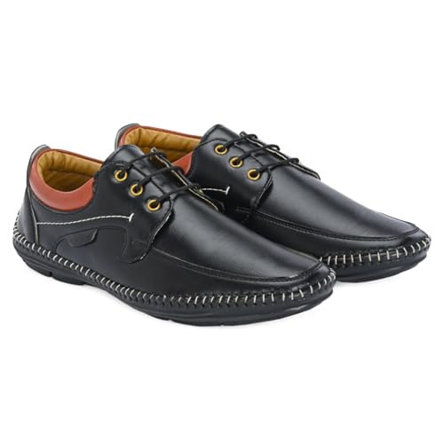 Image of Leatherkraft Formal Lace-Up Derby Shoes