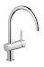 Produktbild Grohe Spültischarmatur Flair C, 32452, Einhandmischer für Spüle mit SilkMove Keramikkartusche, StarLight Oberfläche, Schnell-Montage-System, Anschlagbegrenzung, Chrom, 09545 7
