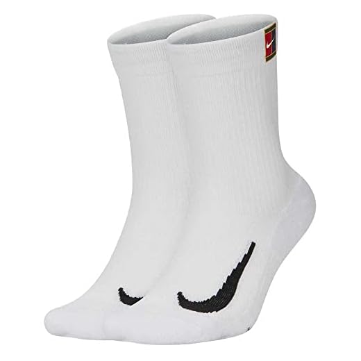 Nike Court Multiplier Cushioned Tennis Crew Socks (2 Pairs)