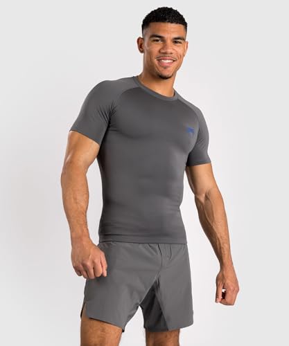 VENUM Contender Lycra de Manga Corta para Hombre - Gris - XL
