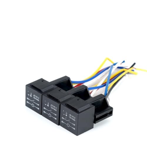 Relé de alta corriente 12V 40A para faros auxiliares y bombas