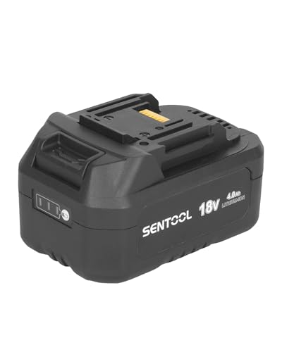 SENTOOL 4.0Ah マキタ 18v バッテリー 純正 互換 安心設計5つの制御機能 実測容量を忠実表示 急速充電可能 10C高放電の電池搭載 電池残量表示機能付 1年間メーカー保証 (4.0Ah)