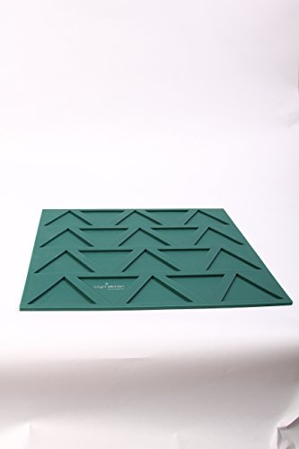 Dehydrator Triangle Chip Mold Shape Silicone Sheet Mat for Excalibur Dehydrating 14" x 14" Raw Tortilla Cracker Cookie Drying Bright Kitchen Brand
