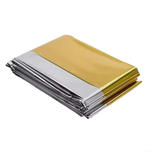 ComfyHarbor Manta térmica multifuncional para camping, impermeable y resistente al viento, hoja de retención de calor, para kit de senderismo de supervivencia al aire libre, alfombrilla de aislamiento
