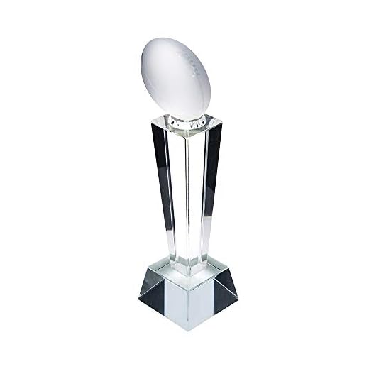 Crystal Perpetual Fantasy Football Trophy
