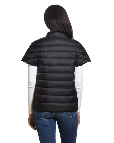 Martha Stewart Womens Puffy Down Vest, Lightweight Casual Short Sleeve Vest Jacket, Quilted Outerwear with Pockets3