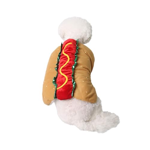 Disfraz para perros y gatos Hot Dog XXL miniatura 4
