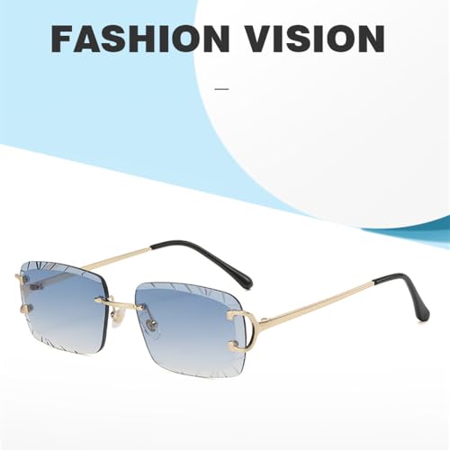 Lunettes sans monture légères anti-marques pour nez sensible en métal