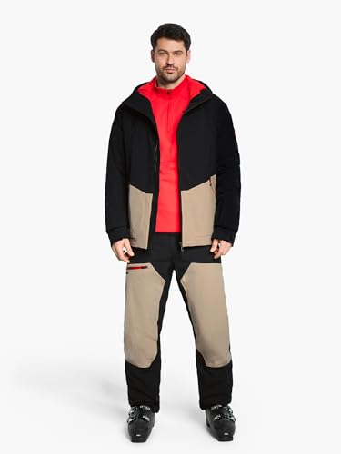 Veste de ski Ziener Tobin-Z haut de gamme imperméable couleur sable