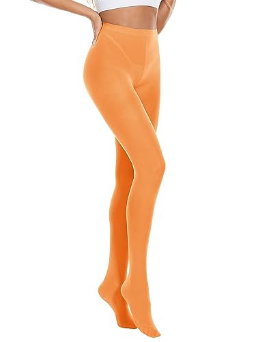 Image of Century Star Womens Tights Opaque Ballet Dance Tights Stockings for Women High Waist 80D Control Top Run Resistant Pantyhose