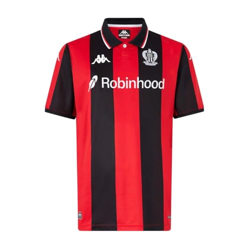Maillot Kombat Home OGC Nice Enfant aux finitions haut de gamme et technologie respirante