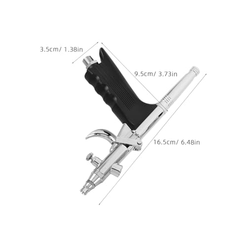 Kit aérographe 0,5 mm Veemoon 116 pistolet argenté de précision