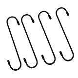 Inscool Brake Caliper Hangers,Brake Caliper Tool with Rubber Tips,Automotive Tools for Mechanics, Mechanic Tool Mechanic Accessories, Work on Brake Axle and Suspesion Systems- 4Pcs (Black)