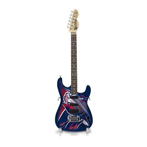 Image of The Sports Vault Woodrow Guitar NHL Washington Capitals Collectible Mini NorthEnder Guitar, Team Color, 10.25 inch inch x 3.25 inch inch inch